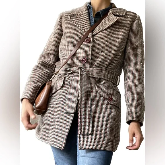 Tweed Pea Coat - Picture 4 of 9
